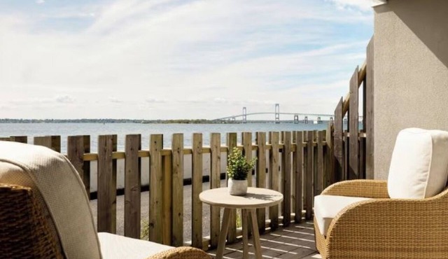 Picturesque Waterview Room w/Relaxing Patio | Newport Harbor Ultimate Retreat