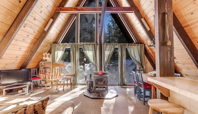 Popular A-Frame Cabin with Deck & Views VH 216 by Bear Valley Vacation Rentals