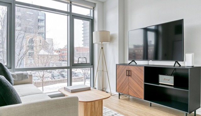 Prime NewCo South End 1BR near Ink Block w. W/D and Gym by Blueground