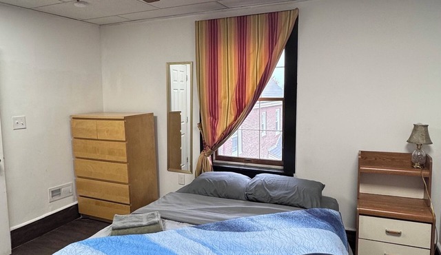 Private 1BR Near Boston — Kitchen & Laundry