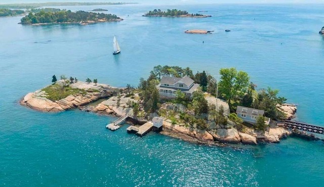 Private Island Compound with Large Cottage and Guest House
