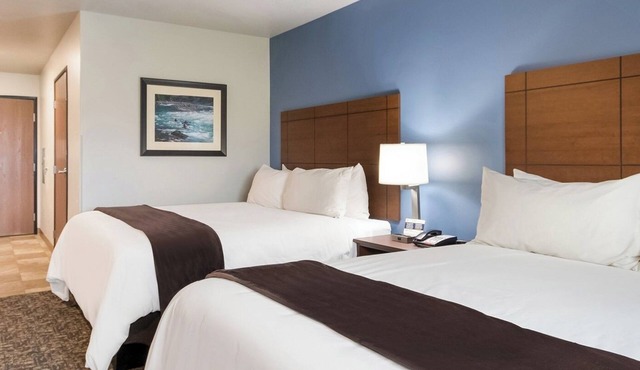 Quiet 2 Queen Bed Room w/Kitchen & Scenic Views – Short Walk to Local Trails!