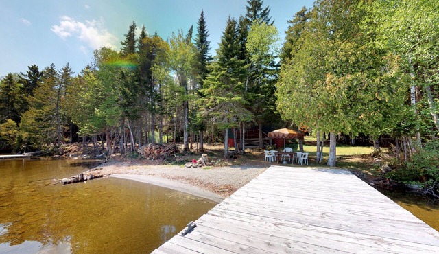 Quiet Dog-Friendly Waterfront Getaway with Private Beach, Dock, & Firepit