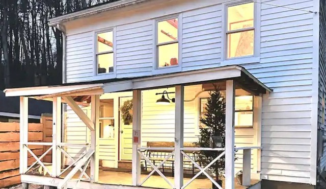 Restored cottage in pastoral village