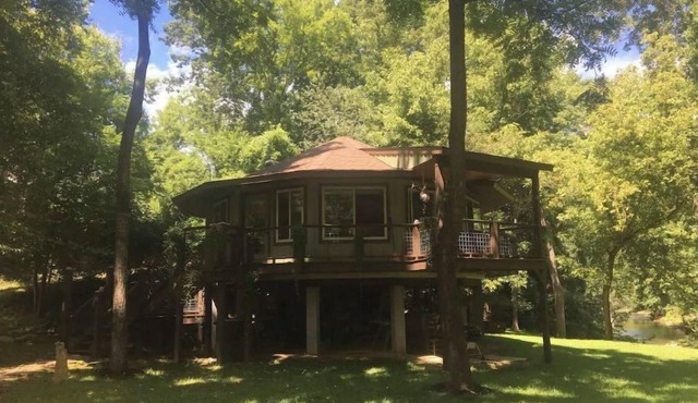 Riverfront! Private, short walk to town