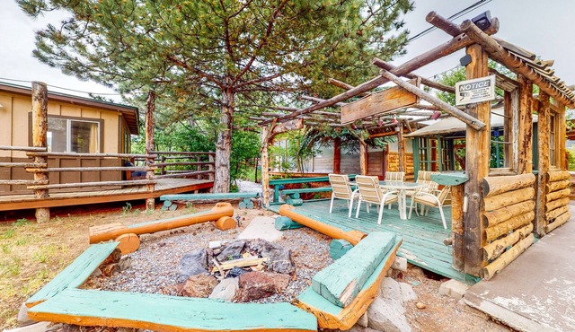 Rustic retreat with stellar shared amenities