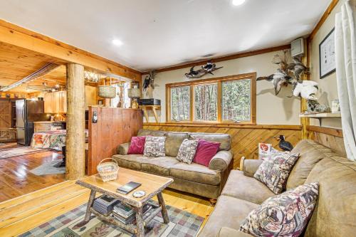 Rustic Searsport Cabin: Loft + Sunroom on 10 Acres