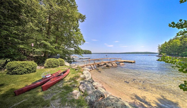 Sebago Lake Gem on Private Cove w/Boat Dock!