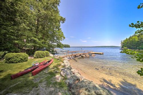 Sebago Lake Gem on Private Cove w/Boat Dock!