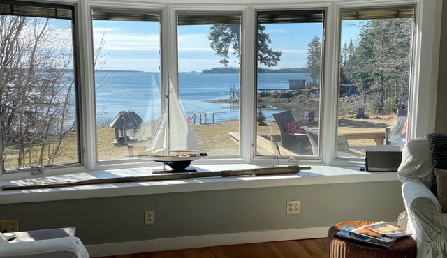 Secluded Oceanfront Property with a large deck and yard!