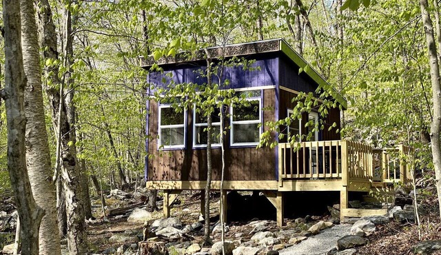 Secluded Tiny House Rental for Glamping in Norwich, Connecticut