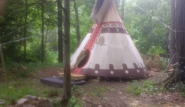 Sioux Tipi on Chloe's Lake