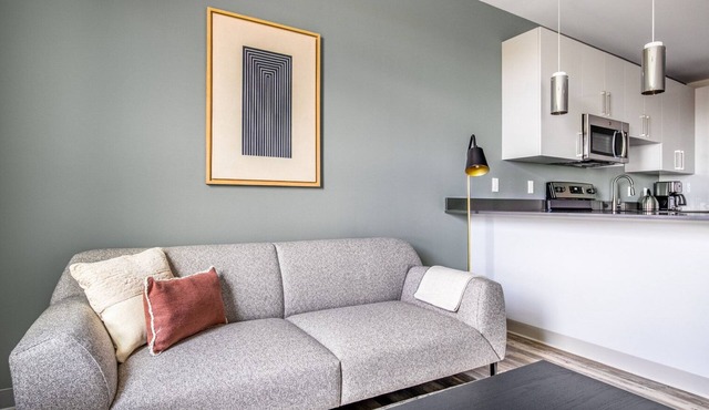 Sleek Brighton 1BR w/W/D, Pool, near T & Restaurants, by Blueground