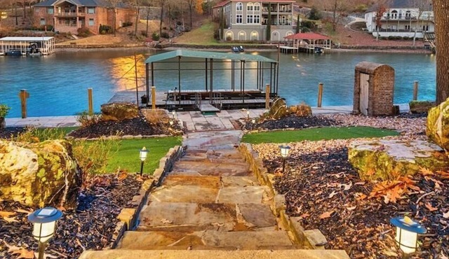 Spacious Lakefront Home with Private Boat Slip