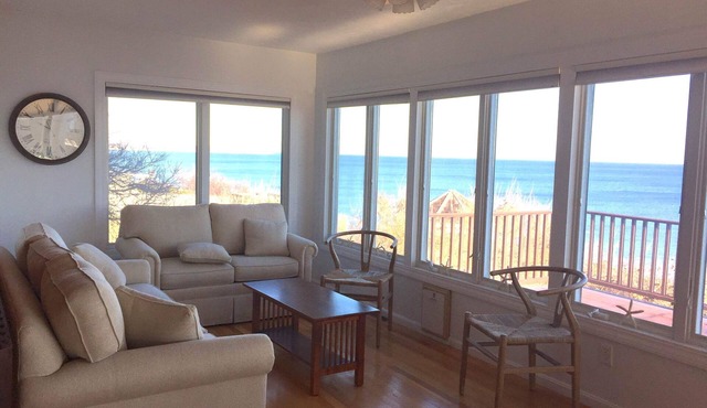 Spectacular beachfront views!