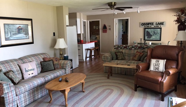 Spectacular newley renovated lakefront home with sandy beach and stunning views