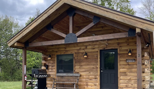 Stay on Kingdom Trails in a one bedroom cabin!