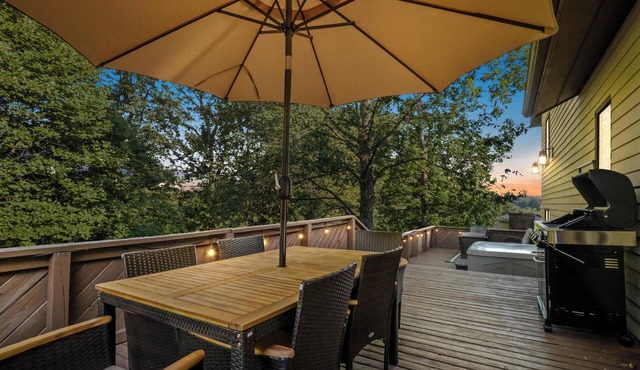 Summersville 3-Bedroom Retreat w/Hot Tub, Fire Pit, Game Room, and Outdoor Deck