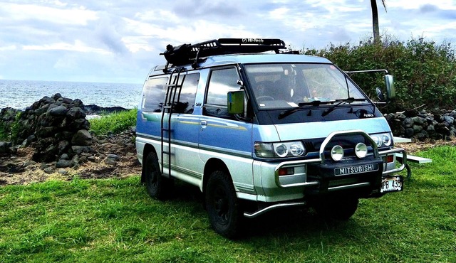 Super cool JDM Mitsubishi Delica Camper Van “Dee-Zel”Van life, Best Van on Maui