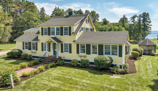 The Blue Spruces Waterfront Estate on Lake Winnipesaukee in Melvin Village