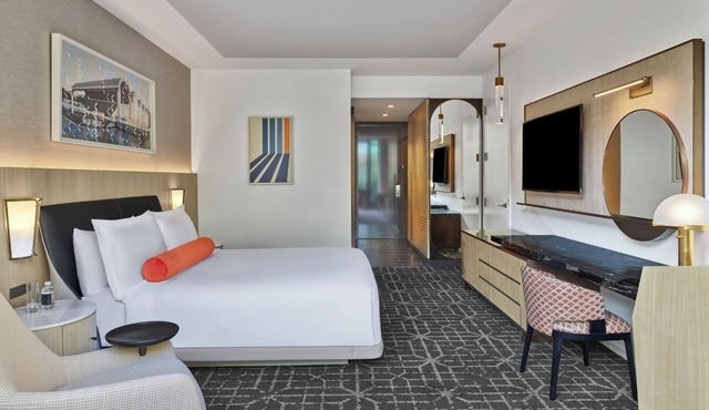 The Crescent Hotel | Deluxe King Room | Elegant Decor Near Science & History