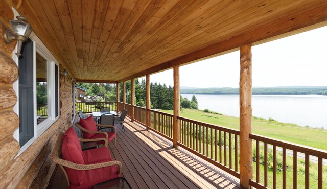 The Loon View overlooking Lake Francis.