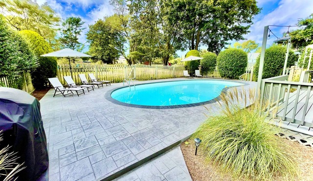 The perfect beach house retreat with an inground pool!
