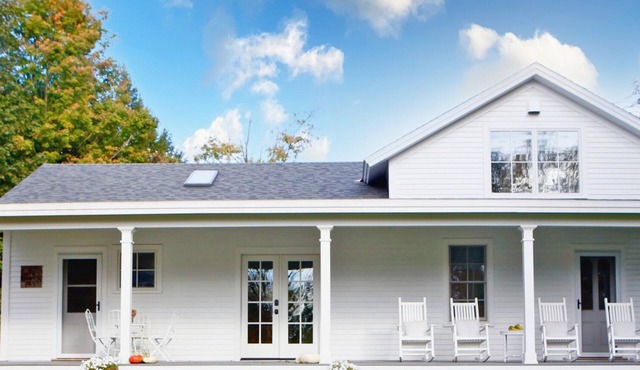 The Vermont Farmhouse + Stunning Views + Dog Friendly + Adjacent Nature Preserve