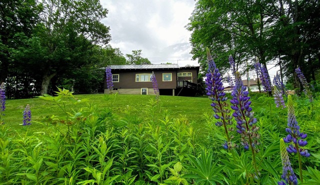 Traditional Austrian Chalet at the base of Cannon Ski Area in Franconia Notch