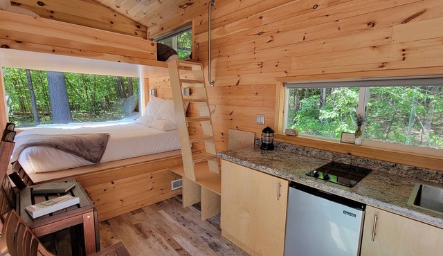 Trailside Stays - Tiny House in the Woods-Escape to Nature. Cardinal