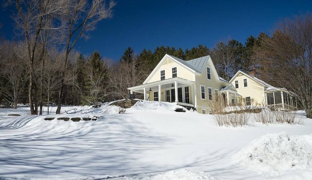 Updated Vermont farmhouse with privacy, views, hot tub, and pool