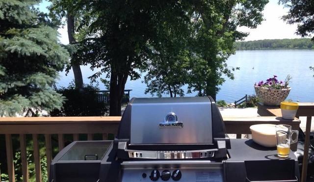 Very nice dog-friendly house right on Lake Champlain! Nature, fresh air, BBQ!