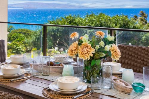 Wailea Beach Villas Penthouse Panoramic Ocean Views 2 Units 6 Bedrooms and Complimentary Rental Car w 6 Nights WBV ML-3485 by KBM Resorts