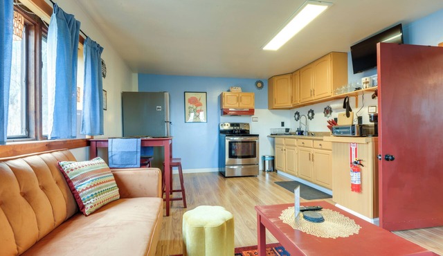 Walk to Trails: Artsy Mtn-View Getaway in Vernon!