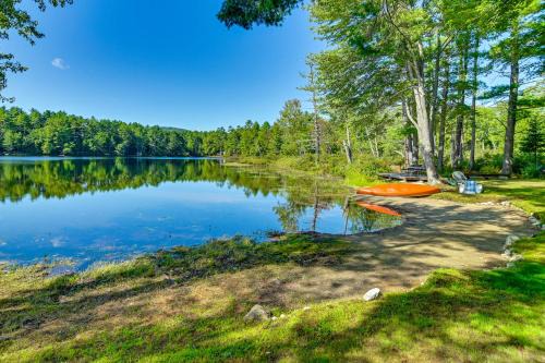Waterfront Escape w/Beach Access in Bridgton