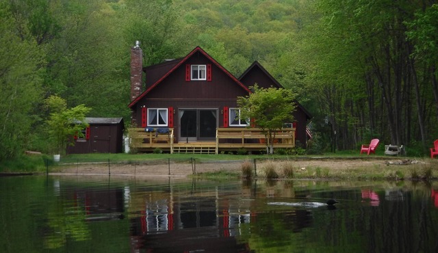 Waterfront House with Private Beach