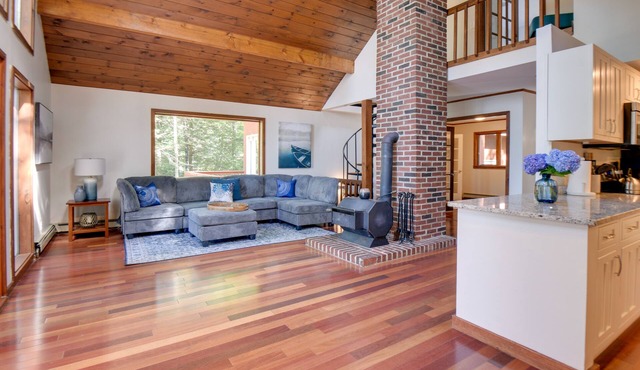 Waterfront New Durham Retreat: Swim Dock, Fire Pit