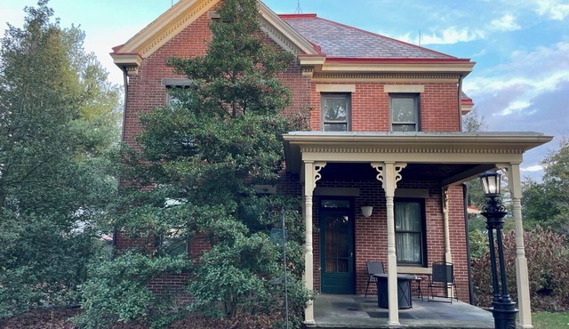 Welcome to Watson's Woodland Manor-a charming 1825 historic home nestled in the heart of Deer Creek Winery. This spacious retreat sleeps up to 12 guests, making it perfect for families, friend groups, wedding parties, or reunions. 3 bedroo