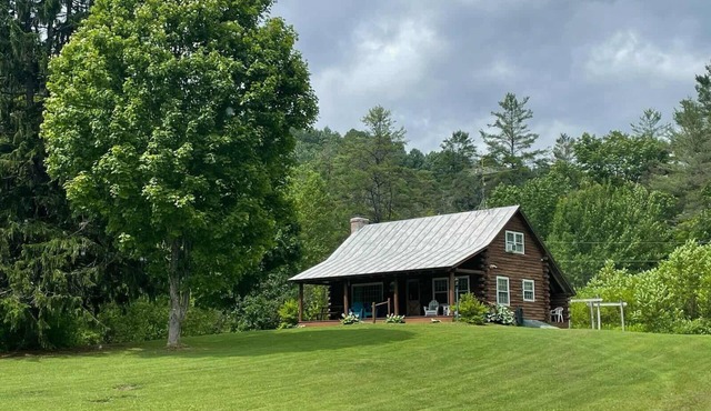 Welcoming to this cozy 3-bedroom cabin on 100 acres, in Tunbridge