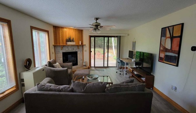 White Mountain Escape - Cozy Home with Fireplace & River Access