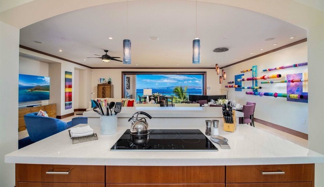 XXL 4 BEDROOM MER ET SOLEIL K408 VILLA PANORAMIC OCEAN VIEWS CONTEMPORARY INTERIOR, FRESHLY UPDATED!