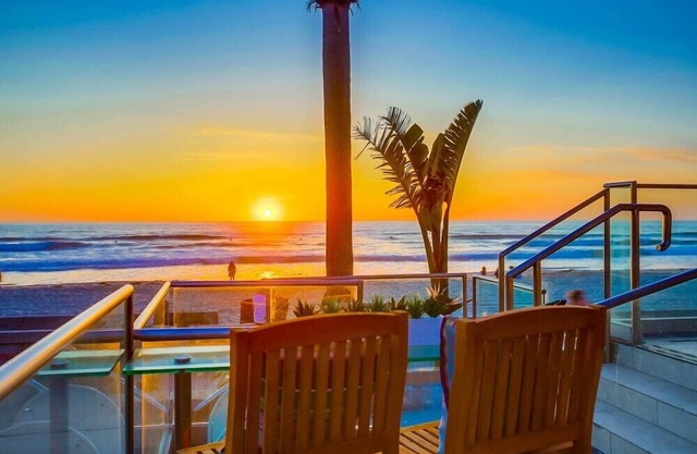 2 Combined Ocean Front Units * Exclusive Patio + BBQ + Fire Pit