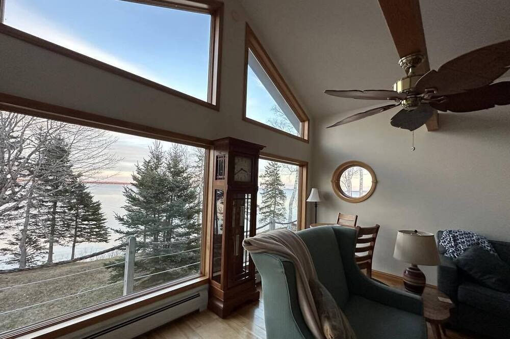 Perry House | 45th Parallel Oceanfront! Spend your vacation on the ocean and in the woods!