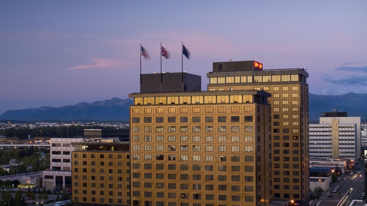 Photo of Buildings in Downtown Anchorage