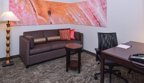 Suite, 1 King Bed with Sofa bed, Hearing Accessible (Accessible Bathtub)