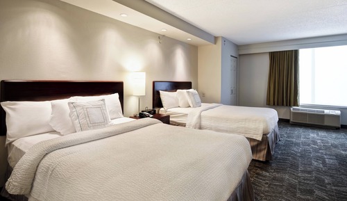 Studio, 2 Double Beds (Mobility/Hearing Accessible, Tub)