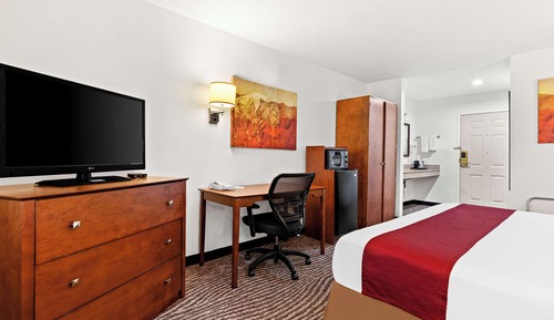 Standard Room, 1 King Bed, Accessible, Refrigerator & Microwave (Walk-in Shower)