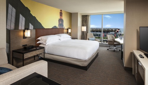 Room, 1 King Bed, Accessible, Bathtub (High Floor, Access Bathtub)