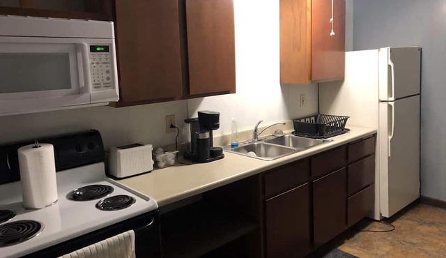 Island Falls Intown. Just off I-95. Gas/Grocery/Lounge nearby